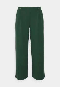 Vila VILOANE WIDE PANTS - Trousers - Pineneedle -Vila shop dcfc11147eb24a95907d925df233ca35