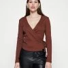 Vila VIFELIA WRAP - Cardigan - Chocolate Fondant 2 Vila VIFELIA WRAP - Cardigan - Chocolate Fondant -Vila shop dd68bb4a14864653bd8c1af96ff1a103