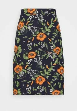 Vila VICILLY LUA SKIRT - Pencil Skirt - Dark Blue -Vila shop dded065f5c0f44a5b66321ddca06e978