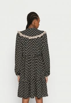 Vila VIAMIRA DRESS - Day Dress - Black/graphic -Vila shop e02953d1815449fc9a520333d4d4913a