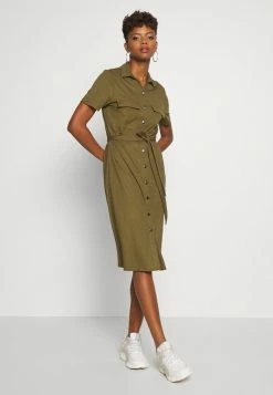 Vila Shirt Dress - Dark Olive