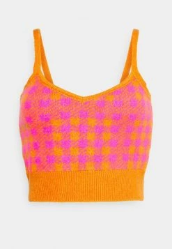 Vila VICHEKINA STRAP - Top - Fuchsia Pink -Vila shop e172aacc93674bf4a142d4d6fe6c2b09