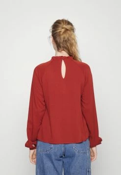 Vila VISUVITA - Long Sleeved Top - Fired Brick -Vila shop e1a9a0c9d8e640d982ab20fa337b76c0