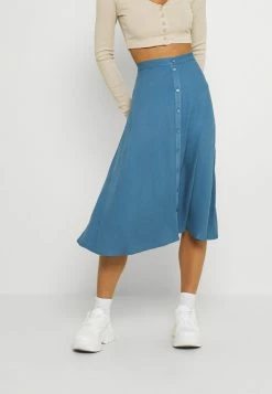 Vila VIVISH - A-line Skirt - Captains Blue