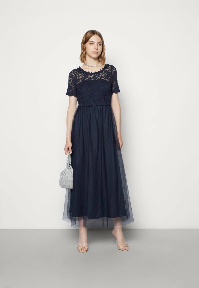Vila VICONNIE ANCLE DRESS - Occasion Wear - Navy Blazer 4 Vila VICONNIE ANCLE DRESS - Occasion Wear - Navy Blazer - Image 2