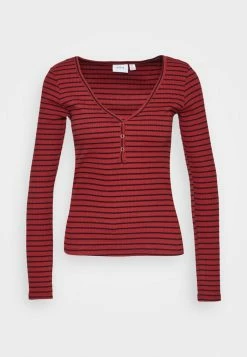 Vila VIBALU V NECK - Long Sleeved Top - Fired Brick -Vila shop e56869d865ce44ffbdc11f9d6db7f839
