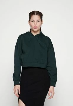 Vila VIRUST CROPPED HOODIE - Hoodie - Pine Grove