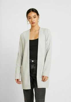 Vila SAVIA COATIGAN - Cardigan - Light Grey Melange