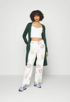 Vila VIRIL LONG - Cardigan - Pineneed Dark Melange