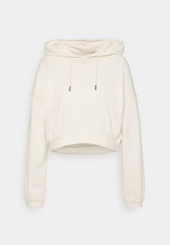 Vila VIRUST CROPPED HOODIE - Hoodie - Birch