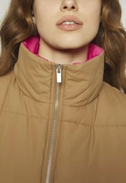 Vila VIKARLA SHORT BLOCKED VEST - Waistcoat - Toasted Coconut/fandango Pink -Vila shop eb28eb80c56e4ed4bd53a16f9554efbb