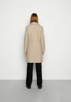 Vila VIKALVIS - Classic Coat - Natural -Vila shop ebbacc745fd64e58868d70e7e4e8082c