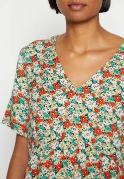 Vila VIKIWI V-NECK DRESS - Day Dress - Emerald -Vila shop ed75df599a8e4be99433b6c6f897f88a