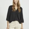 Vila VIDANIA 3/4 - Long Sleeved Top - Black -Vila shop eff5e83e67d946038e26e228ebf594f6