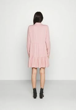 Vila Shirt Dress - Misty Rose -Vila shop f0f74cca08d54a44a965d1e163283a1b
