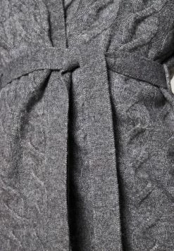 Vila VIELLA LS CABLE KNIT - Cardigan - Medium Grey Melange -Vila shop f13db56ef5db4b98814c1635458ef650