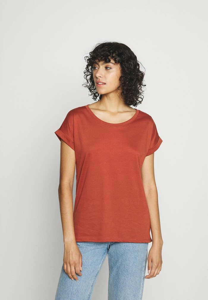 Vila VIDREAMERS PURE - Basic T-shirt - Burnt Henna 3 Vila VIDREAMERS PURE - Basic T-shirt - Burnt Henna