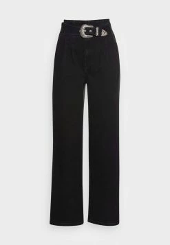 Vila VICLAUDIA CROW WIDE - Relaxed Fit Jeans - Black Denim Washed 10 Vila VICLAUDIA CROW WIDE - Relaxed Fit Jeans - Black Denim Washed -Vila shop f1eab9eec58640ea8555edb44752e183
