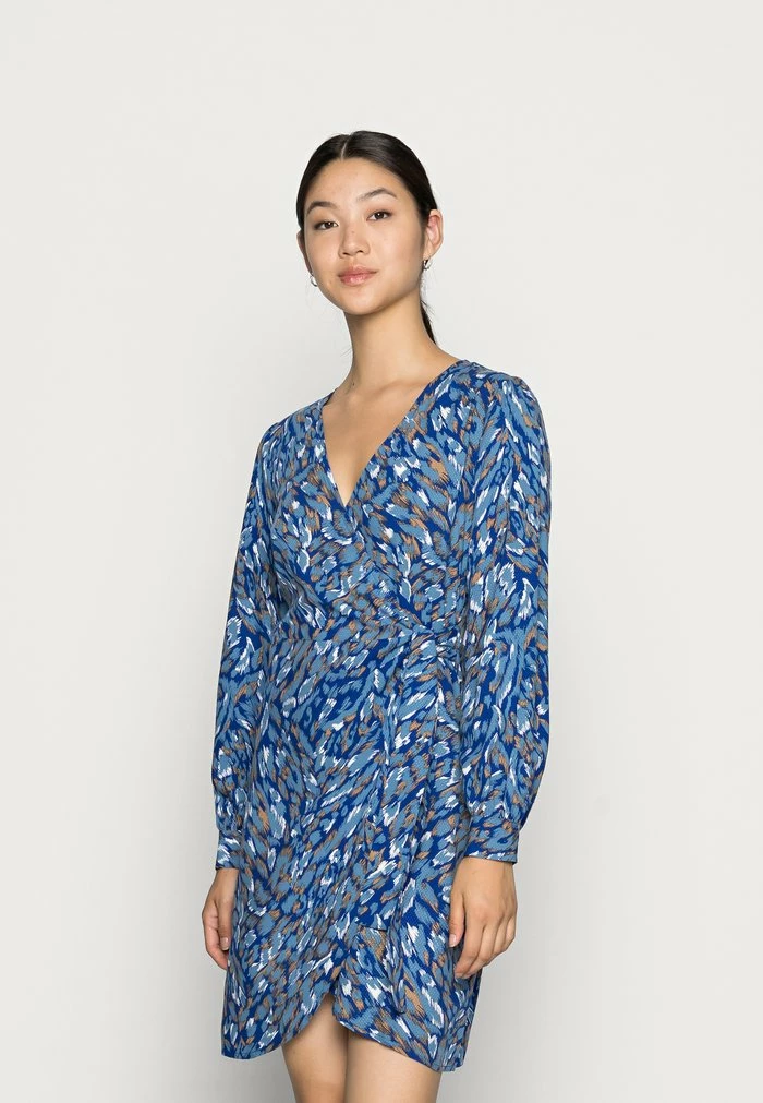 Vila ZUGI DRESS - Day Dress - Mazarine Blue 3 Vila ZUGI DRESS - Day Dress - Mazarine Blue