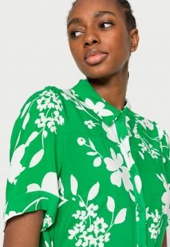 Vila VIALA - Shirt Dress - Jelly Bean/white Flower -Vila shop f5823fbb790d4805ade977ba415dc8e9