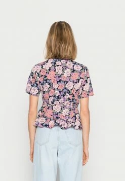 Vila VIKAVA - Blouse - Navy Blazer/pink -Vila shop f5eb13cd6d744698b5647fbb3f6e475e