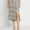 VILANA LEO SLIT SKIRT - A-line Skirt - Black -Vila shop f7a98973b32943928c42e67ed6282d42
