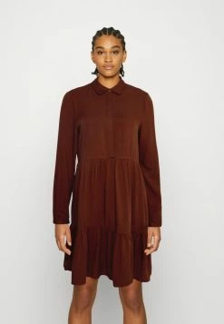 Vila Shirt Dress - Chocolate Fondant
