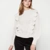 Vila VINORILA FLOUNCE - Jumper - White Sand