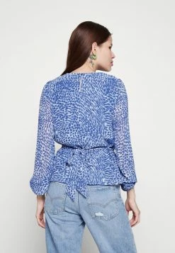 Vila VIFULLA TIE BELT TOP - Blouse - Blue 10 Vila VIFULLA TIE BELT TOP - Blouse - Blue -Vila shop fedbd3051a994856bf35e9366380a9f4
