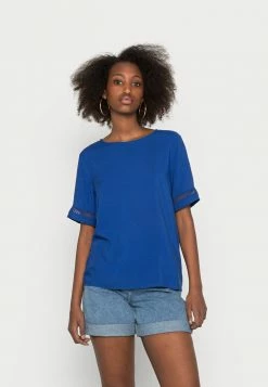 Vila VIAYA O NECK TOP - Blouse - Mazarine Blue